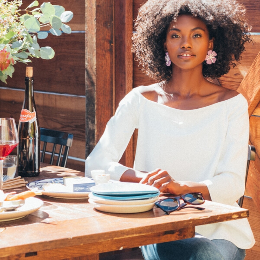 Tuckernuck Off The Shoulder Miranda Top White - Picture 5 of 11
